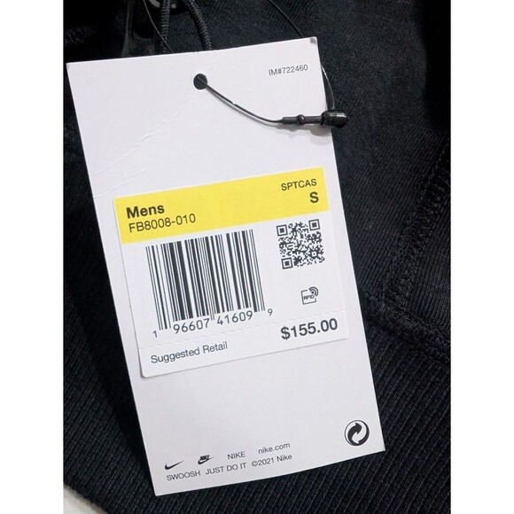 Nike Sportswear Tech Fleece Bomber Full Zip Jacket Black FB8008-010 Men's Small - Picture 12 of 12